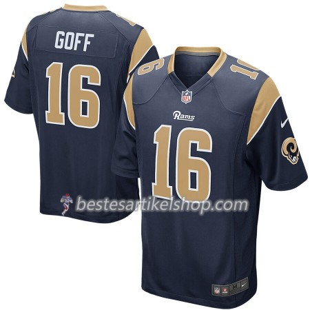 Herren Los Angeles Rams Trikot Jared Goff 16 Nike Navy Herren Los Angeles Rams Trikot Jared Goff 16 Nike Navy